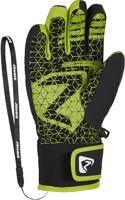 Ziener Lonzalo As Dames Handschoen Black/Lime 5,5 - thumbnail