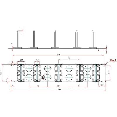 Renkforce RF-3525040 19 inch Kabelgeleiding voor patchkast 2 HE 360° draaibare kabelbeugel Zwart Renkforce RF-3525040 19 inch Kabelgeleiding voor patchkast 2 HE 360° draaibare kabelbeugel Zwart