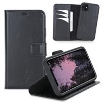 NorthLife - Uitneembare 2-in-1 (RFID) bookcase hoes - iPhone 11 - Burcht Trecht Zwart - thumbnail