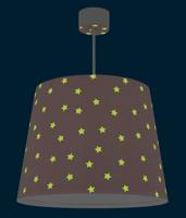 Dalber Kinderkamer hanglampStar Light soft roze - 82212S - thumbnail