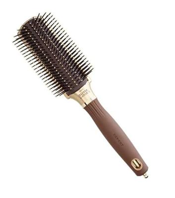 Olivia Garden Nylond Bristle Gold and Brown Olivia Garden Nylond Bristle Gold and Brown