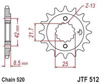 ESJOT Sprocket 520 15z standard - thumbnail