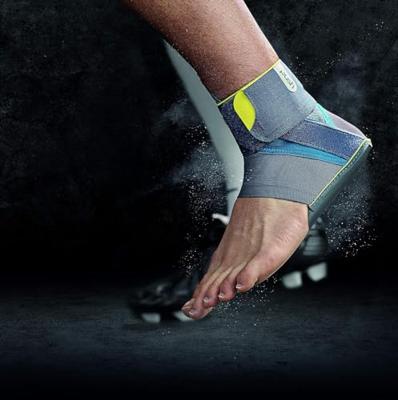 Push Sports 6433 Enkelbrace Kicx - Antraciet - S - Links - thumbnail