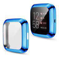 Fitbit Versa 2 Soft TPU case (volledig beschermd) - Blauw - thumbnail