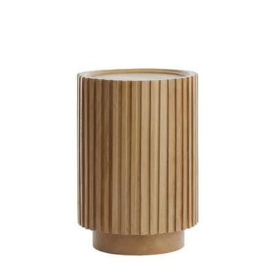 Light & Living Ronde Bijzettafel 'Kiyose' Mangohout, 33cm, kleur Naturel