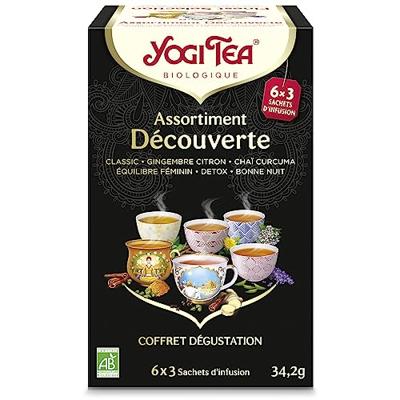Yogi Tea Biologisch Finest Selection Degustatiebox 6x3st bij Jumbo