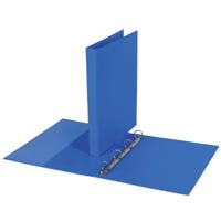 Ringband Quantore A4 4-rings D-mech 20mm PP blauw | 20 stuks - thumbnail