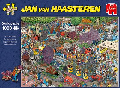 Jan van Haasteren Flower Parade 1000 pcs Legpuzzel 1000 stuk(s) Strips Jan van Haasteren Flower Parade 1000 pcs Legpuzzel 1000 stuk(s) Strips