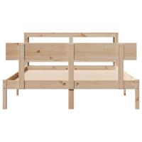 Bedframe zonder matras massief grenenhout 150x200 cm - thumbnail