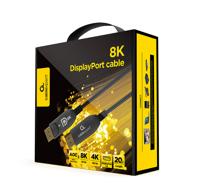 DisplayPort kabel GEMBIRD CC-DP8K-AOC-20M Zwart 20 m - thumbnail