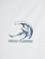 Urban Classics / t-shirt Big Wave in wit - thumbnail