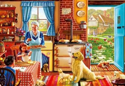 Cottage Interior Puzzel 1000 stukjes