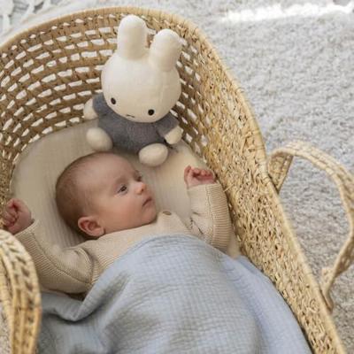 Nijntje Fluffy Knuffel 25 cm Blauw - thumbnail