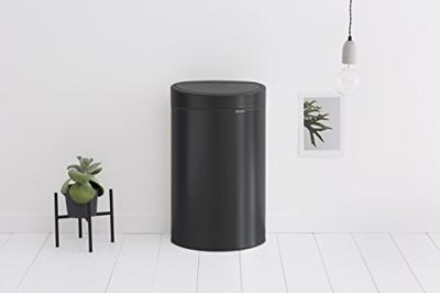 Brabantia touch bin afvalemmer 40 liter matt black