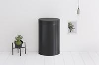 Brabantia Touch Bin New Afvalemmer - 40 liter - zwart mat 114946 - thumbnail