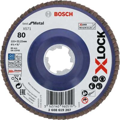 Bosch Accessories 2608619207 Lamellenschuurschijf Diameter 115 mm Boordiameter 22.23 mm 1 stuk(s) Bosch Accessories 2608619207 Lamellenschuurschijf Diameter 115 mm Boordiameter 22.23 mm 1 stuk(s)