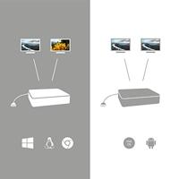 i-tec USB-C > Dual DisplayPort adapter - thumbnail