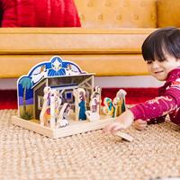 Melissa & Doug houten constructie set 48-delig - thumbnail