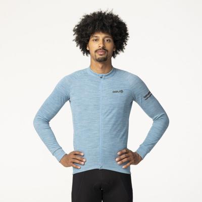 AGU Merino Fietsshirt Lange Mouwen Performance Liberty Blue Heren - Blauw - XL AGU Merino Fietsshirt Lange Mouwen Performance Liberty Blue Heren - Blauw - XL