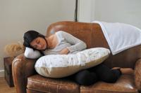 Borstvoedingskussen Tineo Wit/Roze - thumbnail