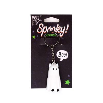 Spookachtige Kat 3D PVC Sleutelhanger