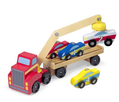 Melissa & Doug Houten Vrachtwagen - Magnetisch Melissa & Doug Houten Vrachtwagen - Magnetisch