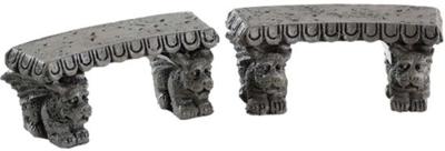 Kerstfiguur Gargoyle stone benches set of 2 LEMAX - Lemax