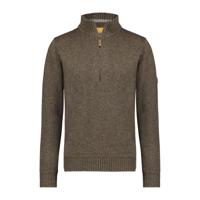 Royal Robbins Baylands Lined 1/2 Zip Heren Trui Black Olive Htr L - thumbnail