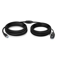 ACT AC6110 Actieve USB verlengkabel USB 2.0, kabel 10m, versterkt tot 2x USB signaal, incl. voedingsingang 5V, voor printer, camera, muis etc. - thumbnail