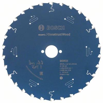 Bosch Accessories Expert for Construct Wood 2608644339 Cirkelzaagblad 235 x 30 x 1.6 mm Aantal tanden: 30 1 stuk(s) Bosch Accessories Expert for Construct Wood 2608644339 Cirkelzaagblad 235 x 30 x 1.6 mm Aantal tanden: 30 1 stuk(s)