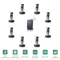 W53P - Draadloze VoIP-telefoon - DECT - 3-weg geschikt voor oproepen - SIP, SIP v2, SRTP - 8 lijnen - thumbnail