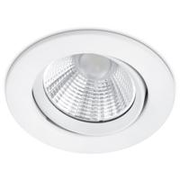 LED Inbouwspot Rond 5W Dimbaar Warm Wit 3000K Mat Wit Ø80mm - thumbnail