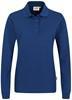 Hakro 215 Women's long-sleeved polo shirt MIKRALINAR® - Ultramarine Blue - 4XL