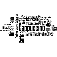 Cappuccino - Muursticker - thumbnail