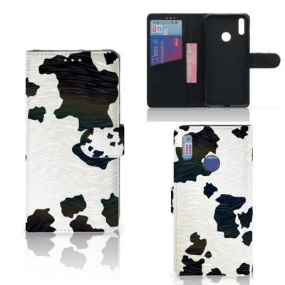 Huawei Y7 (2019) | Telefoonhoesje | Met pasjeshouder | Koeienvlekken