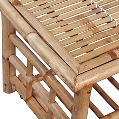 Salontafel bamboe 90x50x45 cm