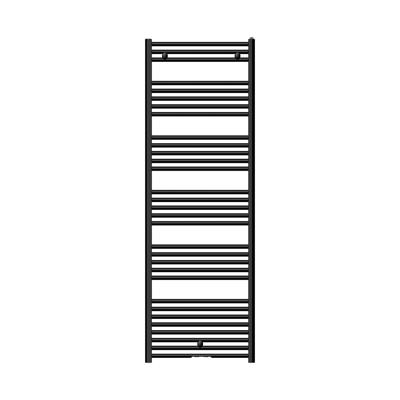 Handdoekradiator Van Marcke Basic 180/060 174.2x60 cm 900W Mat Zwart Van Marcke