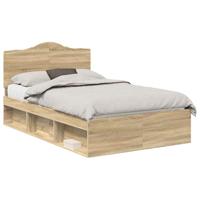 Bedframe met hoofdeinde Sonoma 120 x 190 cm Massief grenenhout - thumbnail
