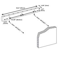 Umbra Flip 8 kapstok wit - thumbnail