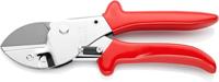 Knipex Aambeeldschaar | 200 mm Lengte | Kunststof Bekleed | Verchroomd - 94 55 200 - thumbnail