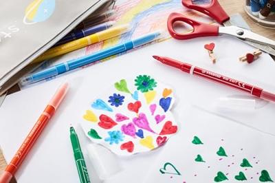 STABILO Trio 2 in 1 viltstift etui 10 STABILO Trio 2 in 1 viltstift etui 10