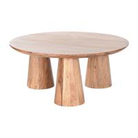 Hoofdtafel DKD Home Decor Acacia 100 x 100 x 43 cm - thumbnail
