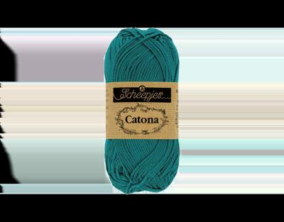 Scheepjes Catona - 10g - 401 Dark Teal