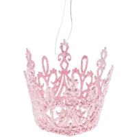 Filigree crown rosa glitter - Hortus - thumbnail