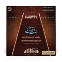 D&apos;Addario Nickel Bronze NBM1038 snarenset voor mandoline - thumbnail