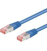 Goobay CAT 6 68276 verbindingskabel, S/FTP (PiMF), blauw, 50 m kabellengte - thumbnail