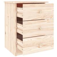Nachtkastje ALTA 41x35x55,5 cm massief grenenhout - thumbnail