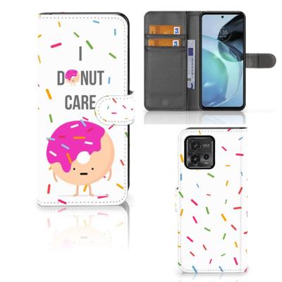 Motorola Moto G72 | Book Cover | Donut Roze