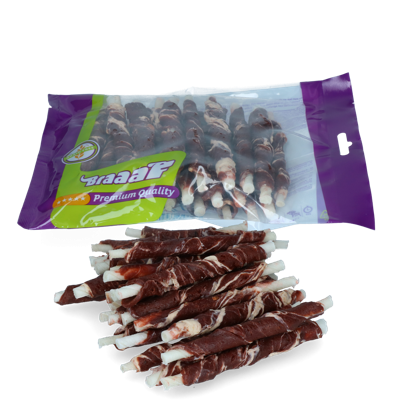 Braaaf Roll sticks 12 cm lam en vis