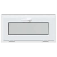 Kelderraam "RISOR" 80x40 cm 3 glas kiepbaar antraciet - thumbnail